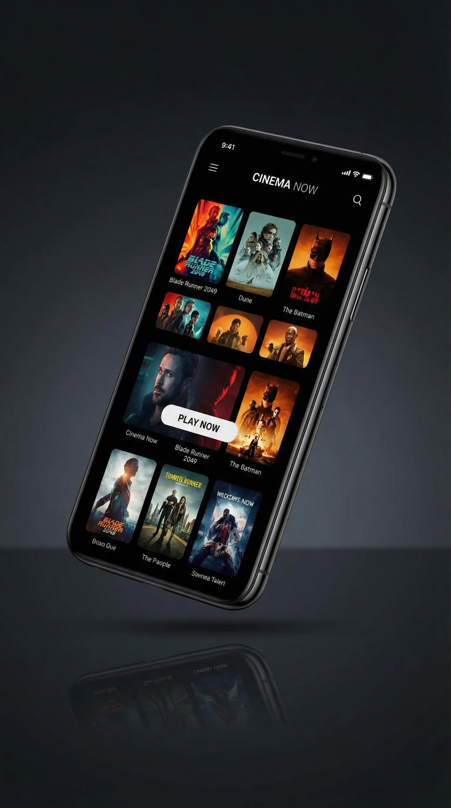 一起草17c | 电影艺术精粹：为真正的影迷精选全球佳作。移动端应用界面预览 - 一镜到底长镜头电影浏览